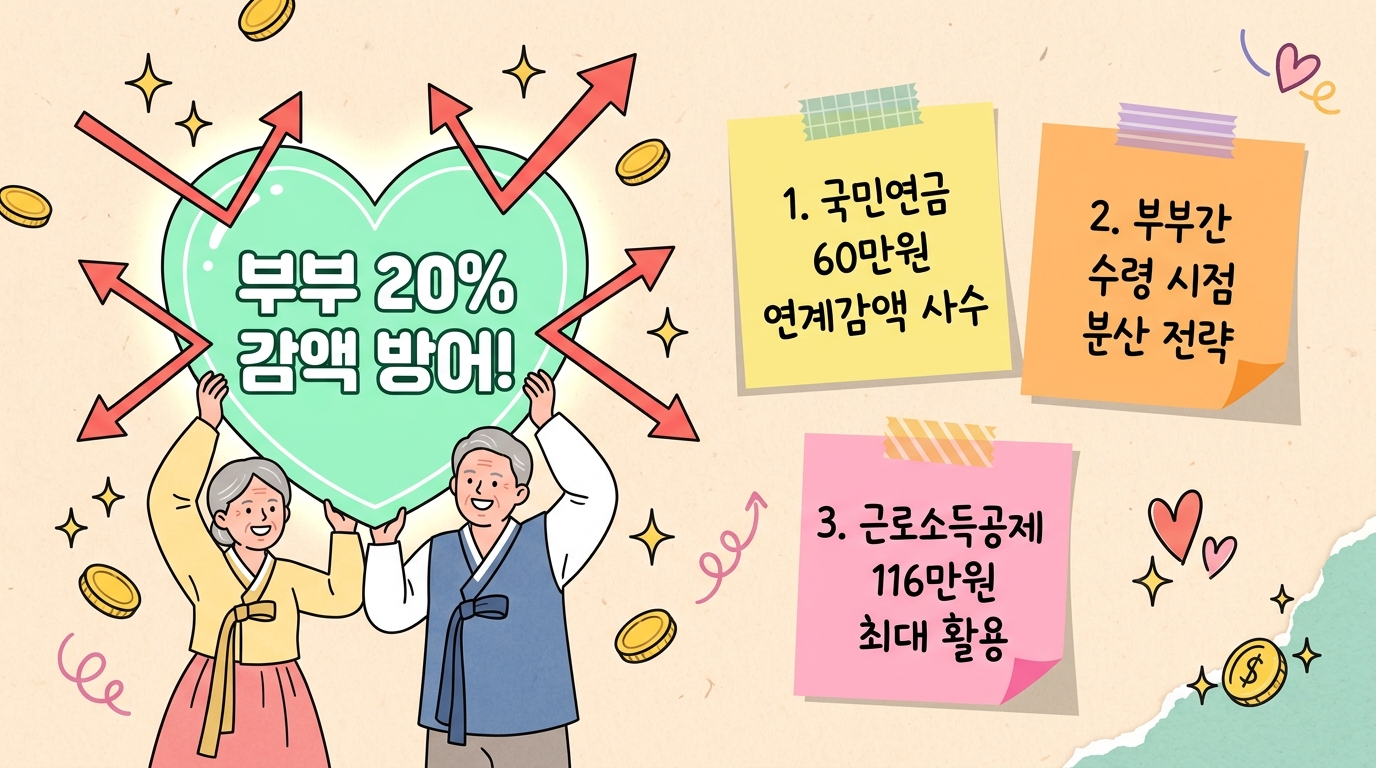 부부 기초연금 감액률 인포그래픽