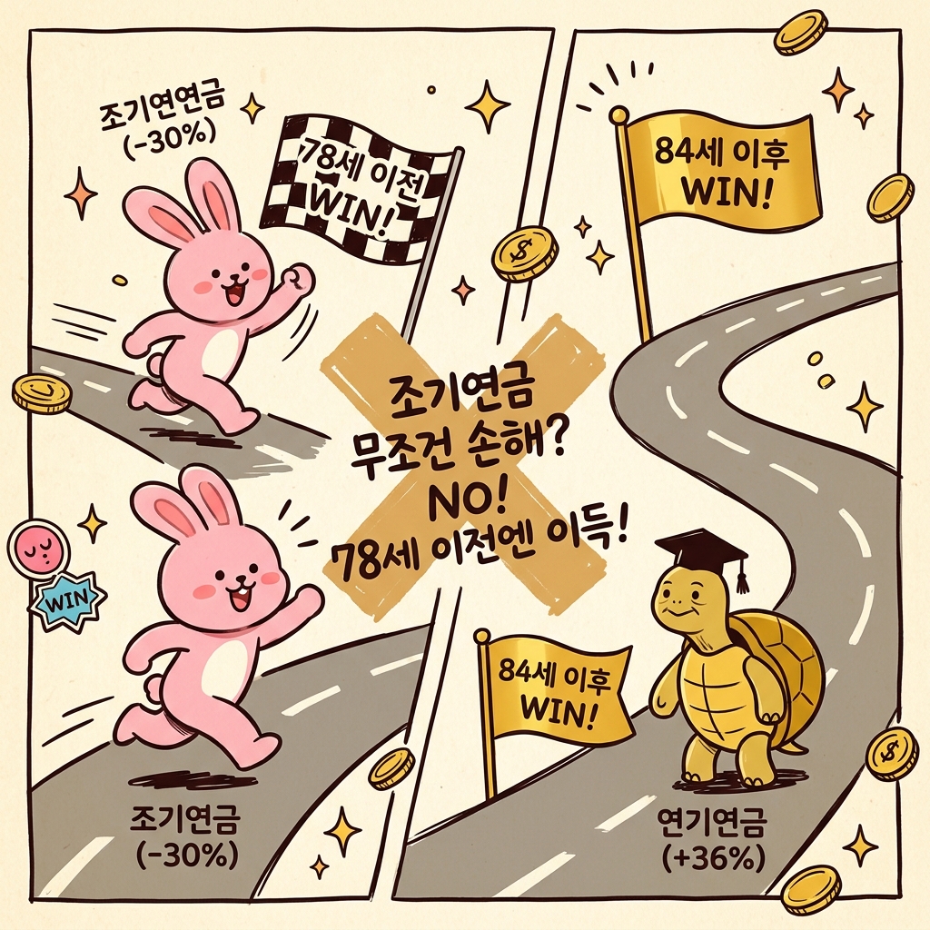 조기연금 vs 연기연금 손익분기점