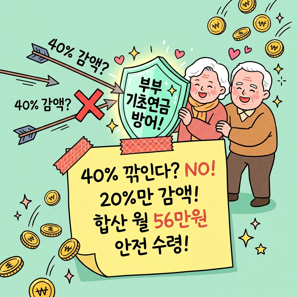 부부 기초연금 20% 감액 방어